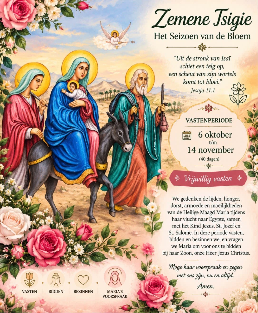 Het seizoen van de bloem